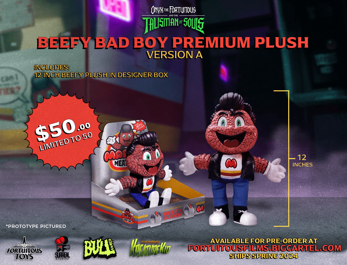 BEEFY BAD BOY PREMIUM PLUSH - VERSION A | Fortuitous Films